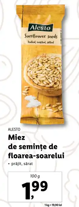 Lidl Miez de semințe de floarea-soarelui Ofertă