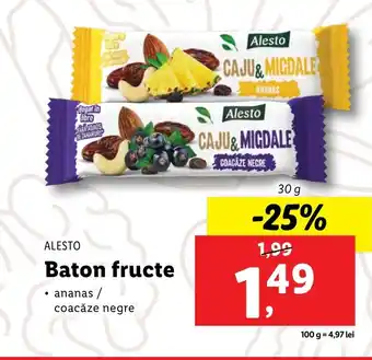 Lidl Baton fructe Ofertă