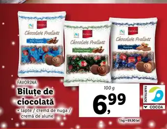 Lidl Bilute de ciocolată Ofertă