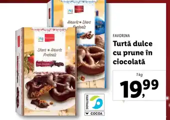 Lidl Turtă dulce cu prune în ciocolată Ofertă