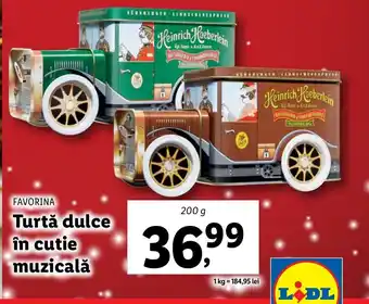 Lidl Turtă dulce în cutie muzicală Ofertă