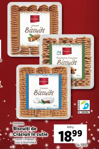 Lidl Biscuiţi de Crăciun în cutie Ofertă