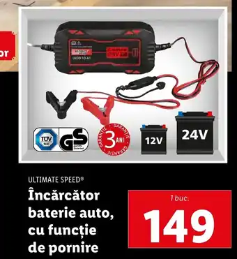 Lidl Încărcător baterie auto, cu funcţie de pornire Ofertă