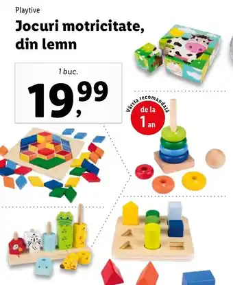 Lidl Jocuri motricitate, din lemn Ofertă