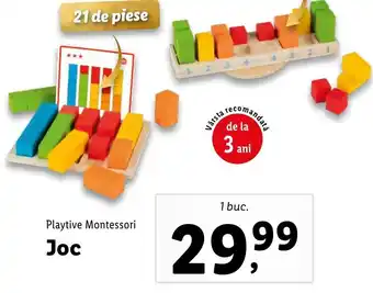 Lidl Playtive Montessori Joc Ofertă