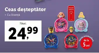 Lidl Ceas deșteptător Ofertă