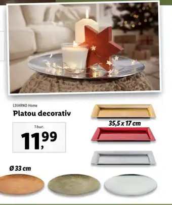 Platou decorativ