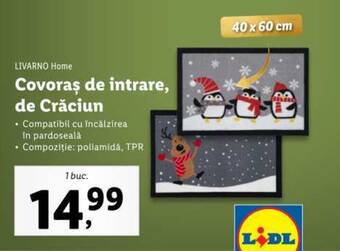 Lidl Covoraș de intrare, de Crăciun Ofertă