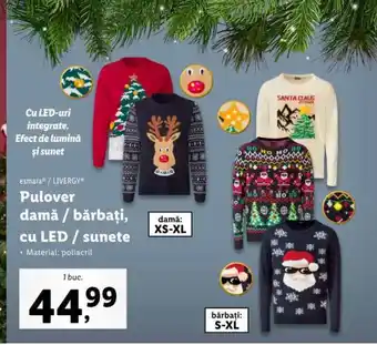 Lidl Pulover damă / bărbați, cu LED / sunete Ofertă