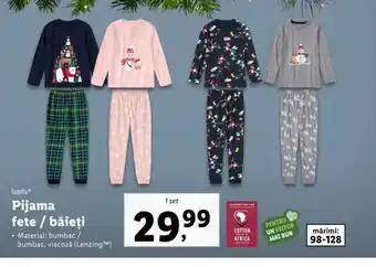 Lidl Pijama fete / băieţi Ofertă