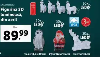 Lidl Figurină 3D luminoasă, din acril Ofertă