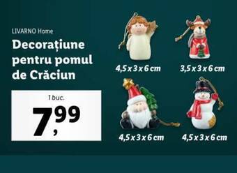 Lidl Decorațiune pentru pomul de Crăciun Ofertă