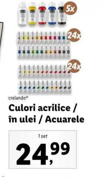 Lidl Culori acrilice / în ulei / Acuarele Ofertă