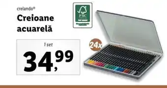 Lidl Creioane acuarelă Ofertă