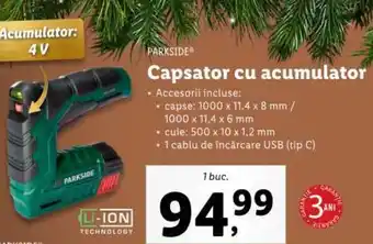 Lidl Capsator cu acumulator Ofertă