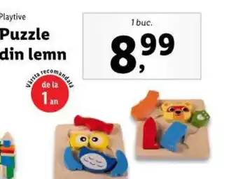 Lidl Puzzle din lemn Ofertă