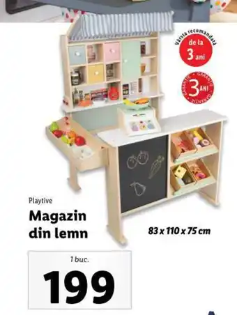 Lidl Magazin din lemn Ofertă