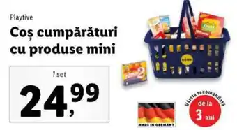 Lidl Coș cumpărături cu produse mini Ofertă