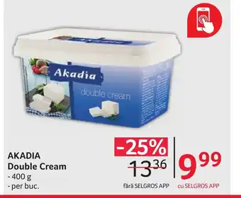 Selgros AKADIA Double Cream Ofertă