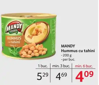 Selgros MANDY Hummus cu tahini Ofertă