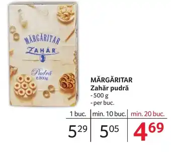 Selgros MĂRGĂRITAR Zahăr pudră Ofertă