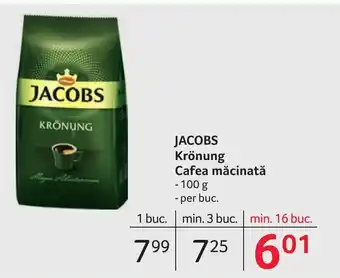 Selgros JACOBS Krönung Cafea măcinată Ofertă