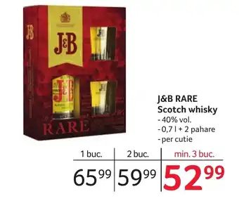 Selgros J&B RARE Scotch whisky Ofertă
