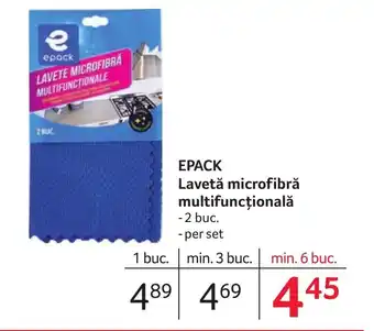 EPACK Lavetă microfibră multifuncțională
