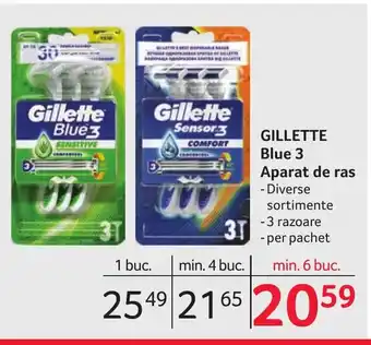 Selgros GILLETTE Blue 3 Aparat de ras Ofertă