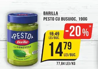 Mega Image BARILLA PESTO CU BUSUIOC, 190G Ofertă