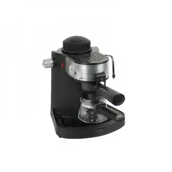 Elefant Espressor cafea hausberg hb3715, 650 w, 3.5 bar, 4 cesti, negru/argintiu Ofertă