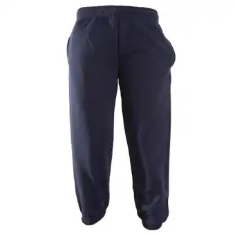 Pantaloni vatuitii copii, bumbac, albastru, 140