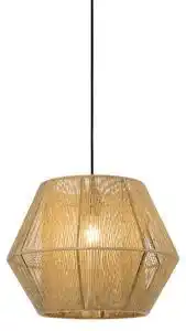 Pendul scandinav natur zaira cu abajur textil 1x60w e27