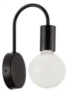 Aplica minimalista neagra jane w1 1x40w e27