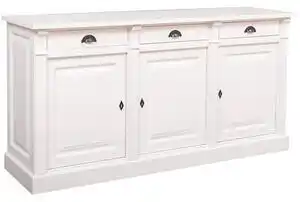 Favi Bufet cu 3 usi, 3 sertare, bas colectia directoire cu finisaj vopsit Ofertă