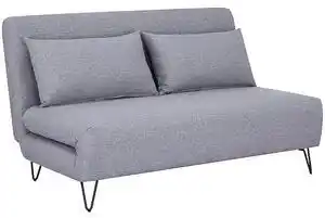 Favi Canapea extensibila stofa gri zenia, 141x90x81 cm Ofertă