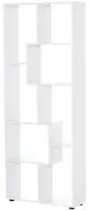 Biblioteca design modern, 8 rafturi, 70x24x178 cm homcom | aosom ro