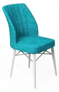 Scaun living tapitat valentina turcoaz homs