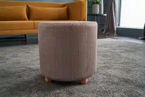 Favi Taburet tapițat helen puf silindir Ofertă