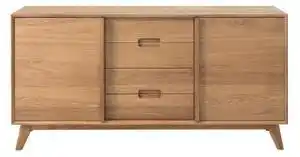 Comodă din lemn de stejar alb unique furniture rho