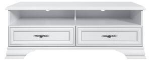 Favi Comoda tv cu sertare idento, alba, pal/mdf, 124.5x53.5x47 cm Ofertă