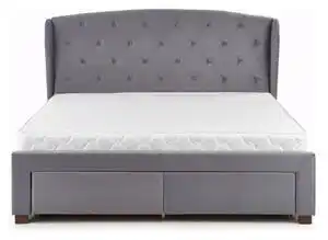 Cadru pat cu sertare sabrina, structura lemn, 218x171x111cm, somiera i