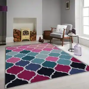 Covor colors bedora, 120x170 cm, 100% lana, multicolor, finisat manual