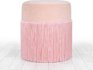 Favi Taburet tapițat merkur - pink Ofertă