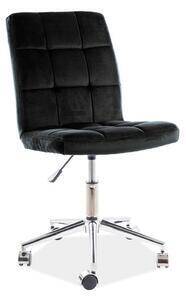 Favi Scaun tapitat q-020, negru, 87x45-55x45x40 Ofertă