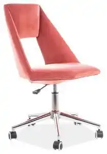 Scaun tapitat pax, roz, 54x46x84