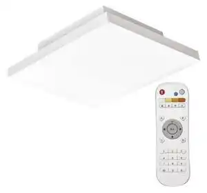 Plafonieră led dimabilă led/18w/230v 2700k-6500k pătrată + telecomandă