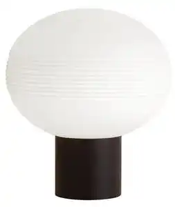 Favi Veioza minimalista neagra angelo cu glob alb 1x40w e27 Ofertă