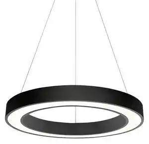 Lampa suspendata minimalista neagra apollo cu led 38w