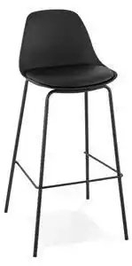 Scaun de bar kokoon escal, negru